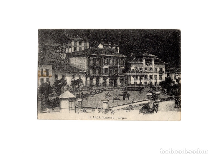 Postales: LUARCA.(ASTURIAS).- PARQUE. - Foto 1