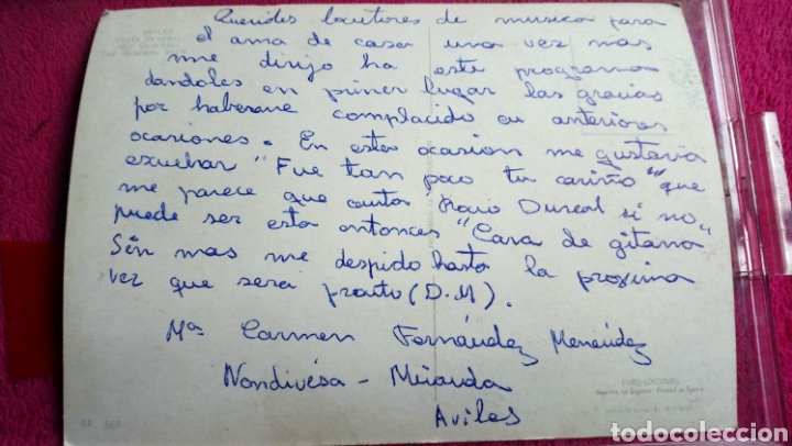 Postales: Avil&eacute;s. Vista general. Escrita - Foto 2