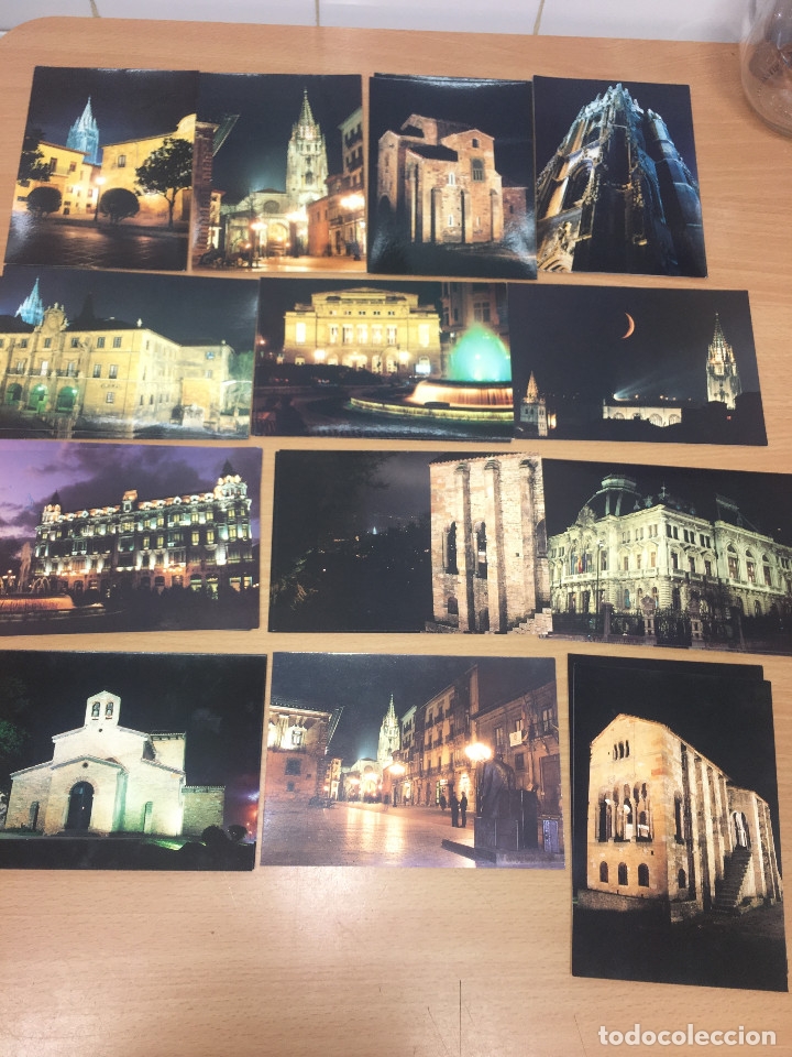 Postales: juego de postales de Oviedo - Foto 1