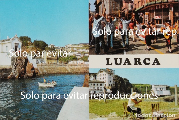 Postales: LUARCA,Postal antigua - Foto 1