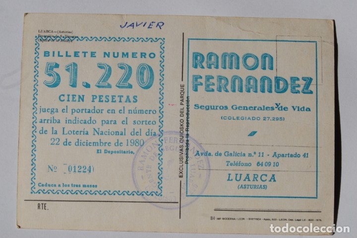 Postales: LUARCA. Postal antigua - Foto 2