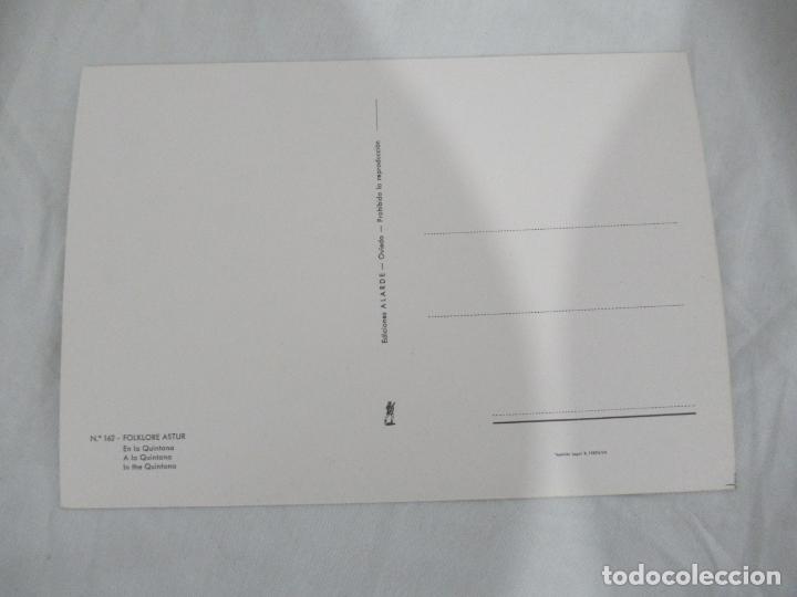 Postales: Folklore Astur - En la Quintana - S/C - Foto 2