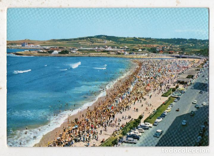 Postales: Gij&oacute;n. Costa Verde. Playa. - Foto 1