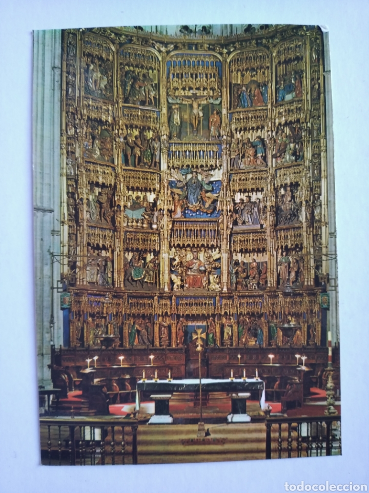 Postales: Postal 71 catedral de Oviedo altar mayor retablo Ed alarde