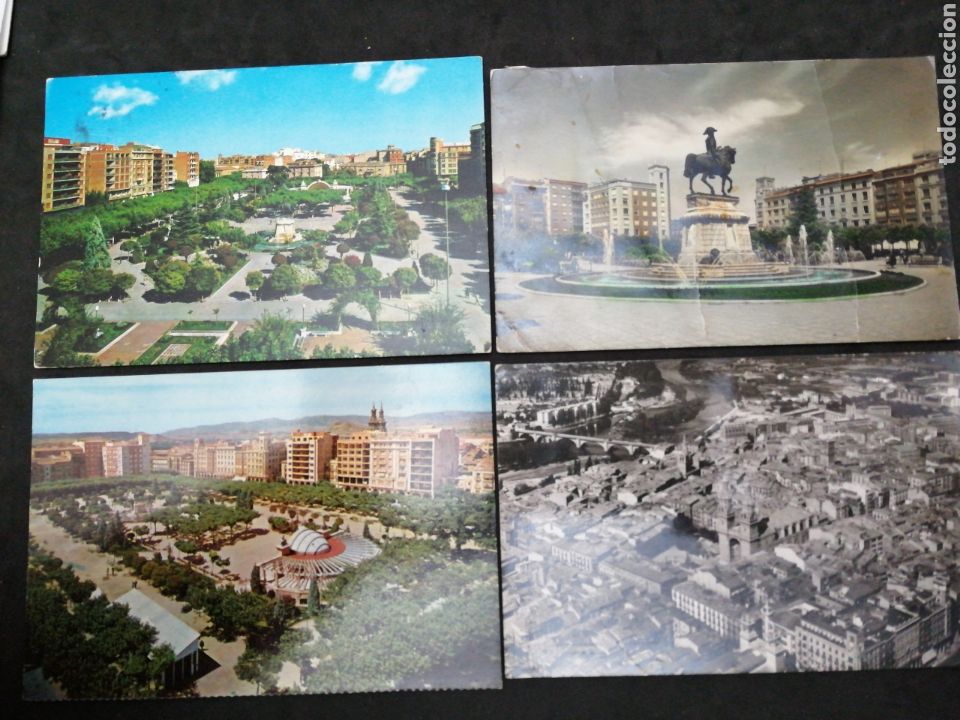 Postales: LOGRO&Ntilde;O, LOTE DE 4 POSTALES - Foto 1