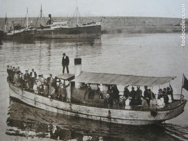 Postkarten: GIJON-TRANSPORTE DE PASAJEROS DE GIJON A MUSEL-GRAFOS-52-POSTAL ANTIGUA-(69.269)