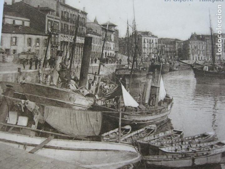 Postkarten: GIJON-ANTEPUERTO-GRAFOS-49-POSTAL ANTIGUA-(69.270)