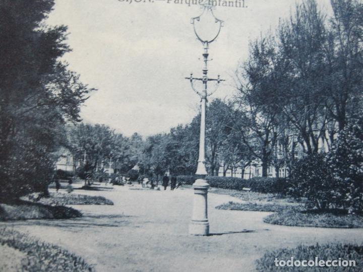 Postales: GIJON-PARQUE INFANTIL-GRAFOS-POSTAL ANTIGUA-(70.574)