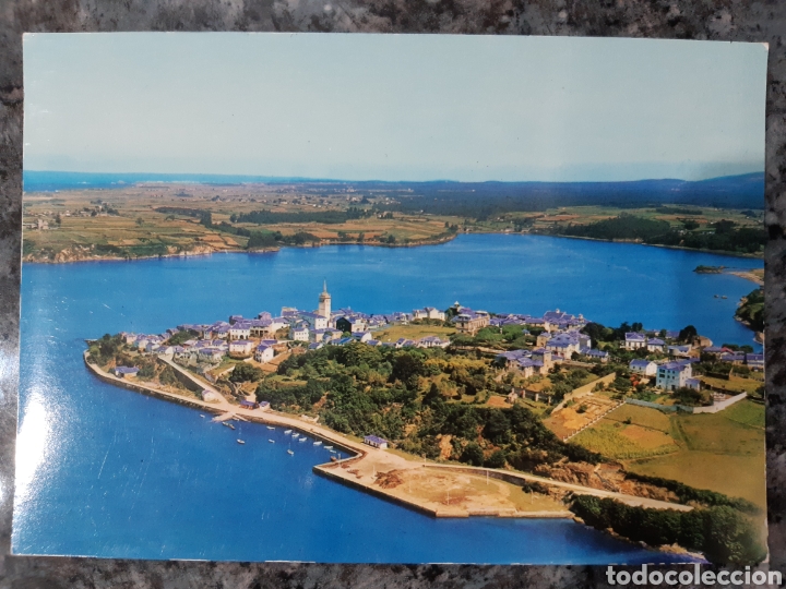 Postales: Postal de Castropol. Vista a&eacute;rea. Ria del Eo. - Foto 1
