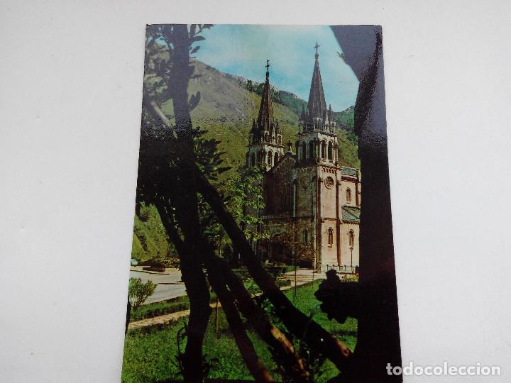 Postales: POSTAL DE COVADONGA - BASILICA - ESCRITA - Foto 1