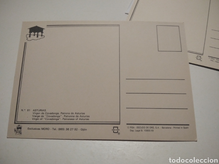 Postales: Postal Virgen de Covadonga - Foto 2