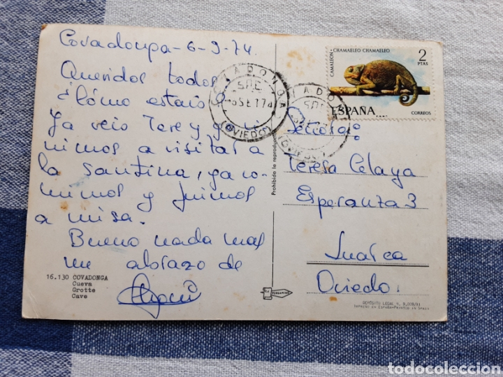 Postales: Cueva , Covadonga - Foto 2