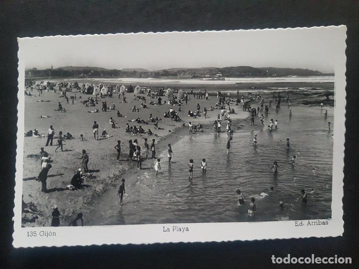 Postales: GIJON ASTURIAS LA PLAYA - Foto 1
