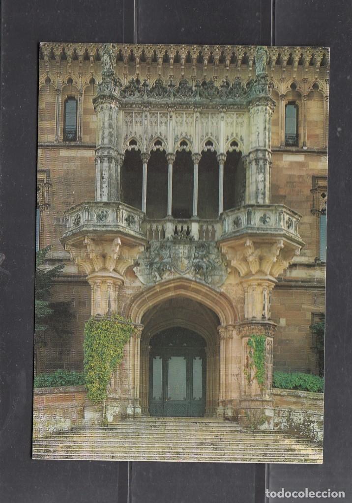 Postales: 132 - COMILLAS. PALACIO MARQU&Eacute;S DE COMILLAS. ENTRADA - Foto 1