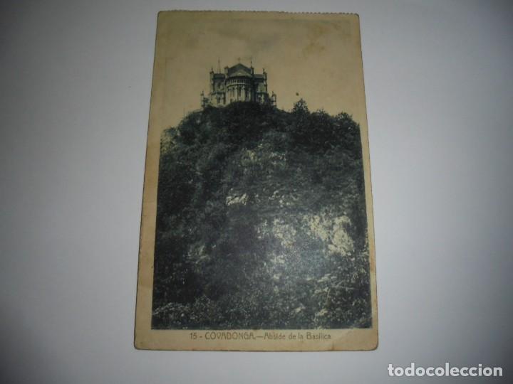Postales: 15-COVADONGA -ABSIDE DE LA BASILICA.EDICIONES MERAS - Foto 1