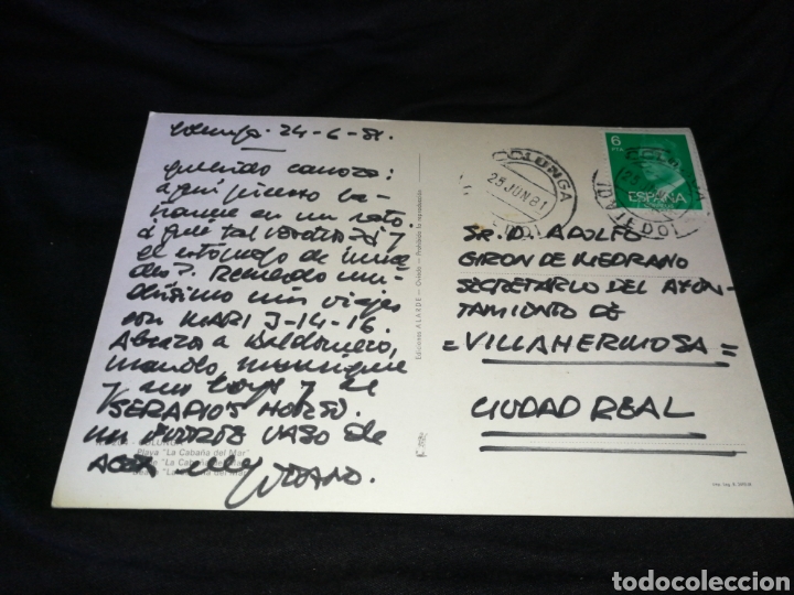 Postales: COLUNGA, ASTURIAS 1981,POSTAL - Foto 2