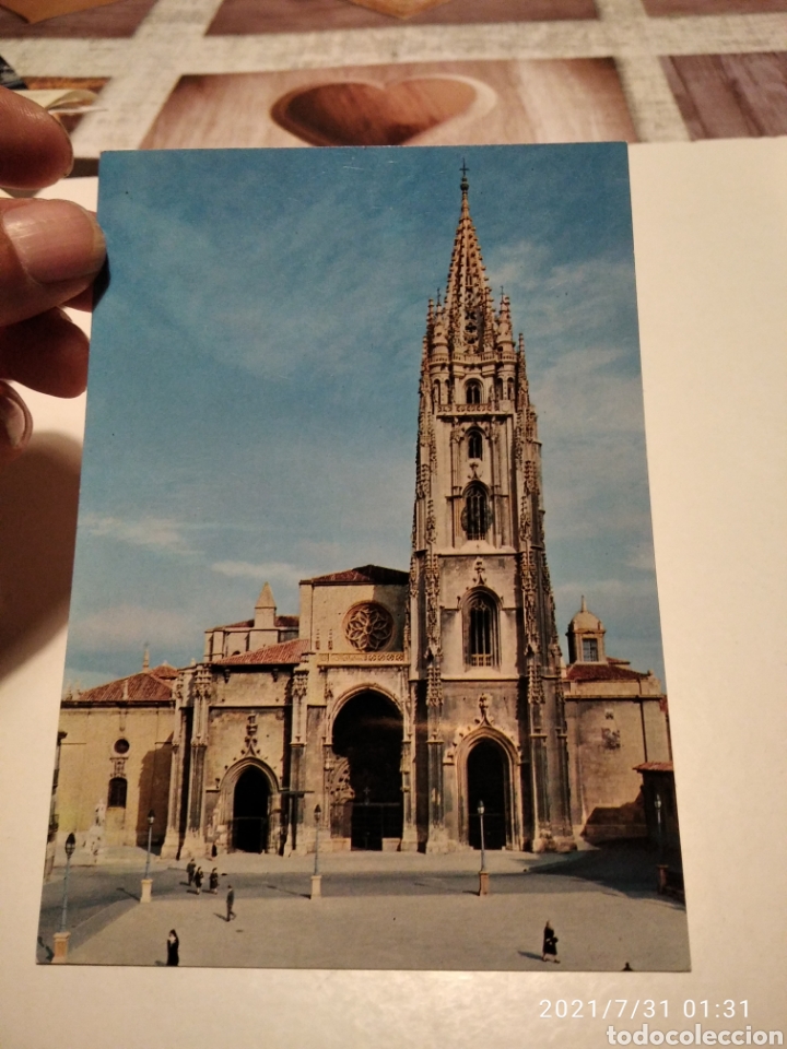 Postales: Postal la catedral Oviedo - Foto 1