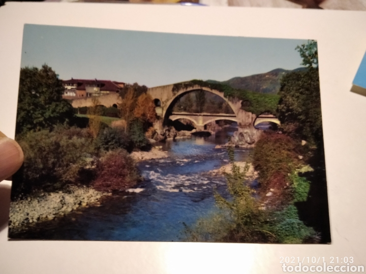 Postales: Postal Cangas de On&iacute;s Puente Romano - Foto 1