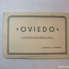 Postales: OVIEDO-SUCESOS OCTUBRE 1934-BLOC CON 15 POSTALES ANTIGUAS-FOTO ROISIN-(87.999)