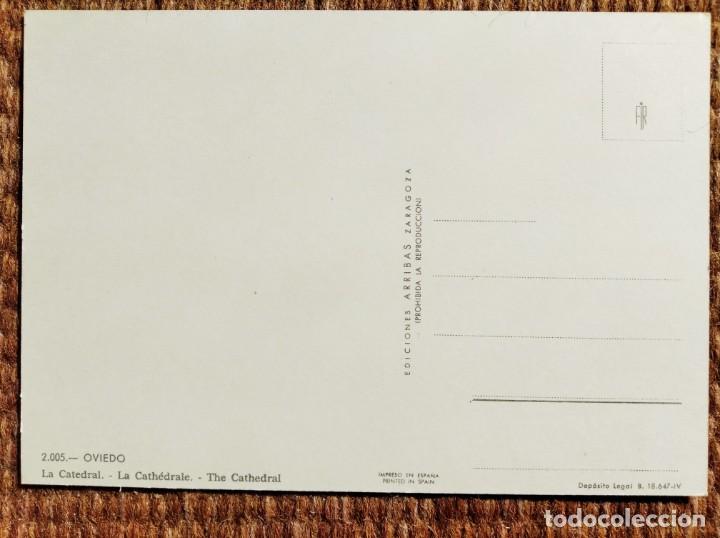 Postales: OVIEDO - CATEDRAL - Foto 2