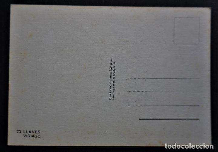 Postales: Llanes (Vidiago), antigua postal sin circular - Foto 2