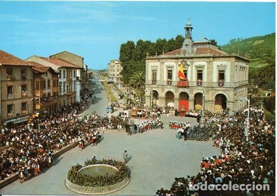 Postales: Villaviciosa - 1116 Plaza Ayuntamiento - Festival de la Manzana