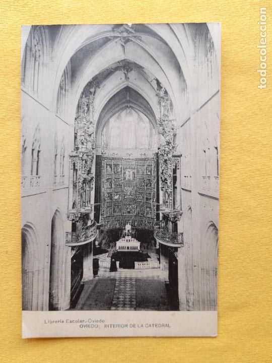 Postales: Oviedo. Interior de la Catedral - Foto 1