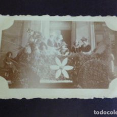 Postales: GIJON ASTURIAS FIESTAS VERANO CARROZA POSTAL FOTOGRAFICA HACIA 1920. Lote 341812813