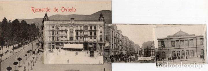 Postales: Recuerdo de Oviedo. Postal con Ventanilla y 11 Imagenes - Foto 1