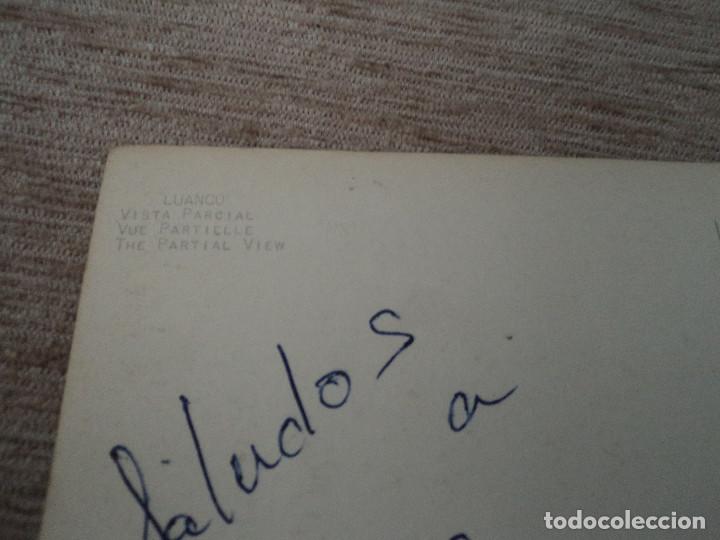 Postales: recuerdo de luanco, euro-ediciones, circulada - Foto 2