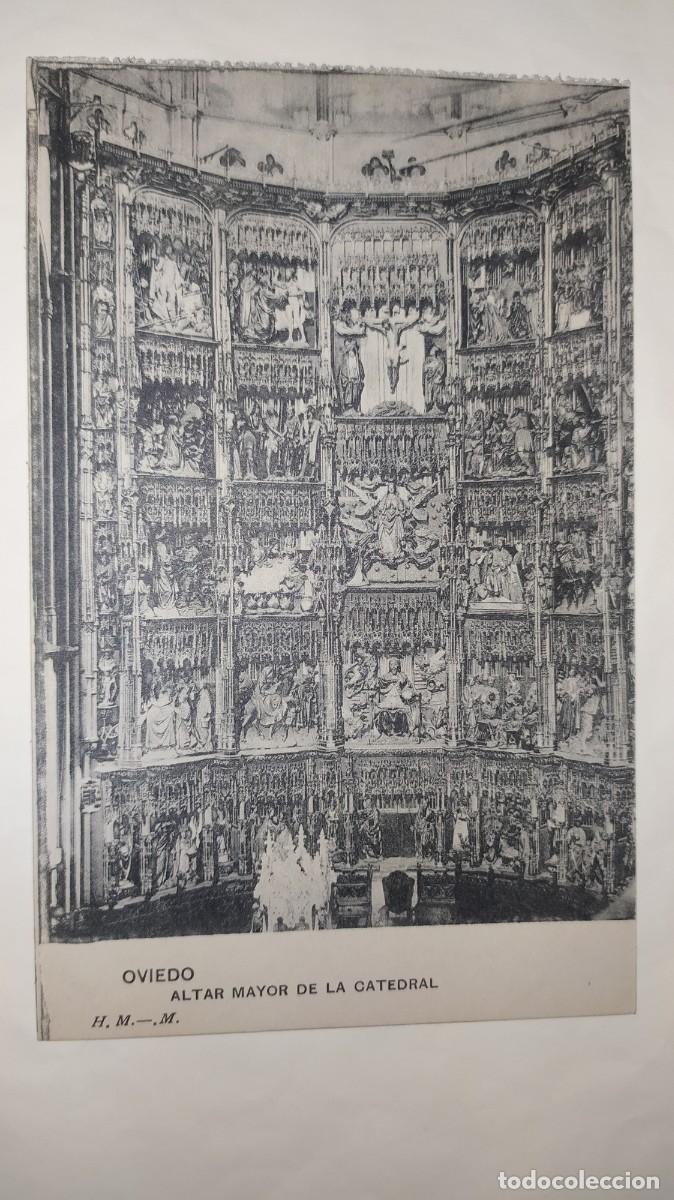 Postales: Oviedo. Altar Mayor de la Catedral - Foto 1