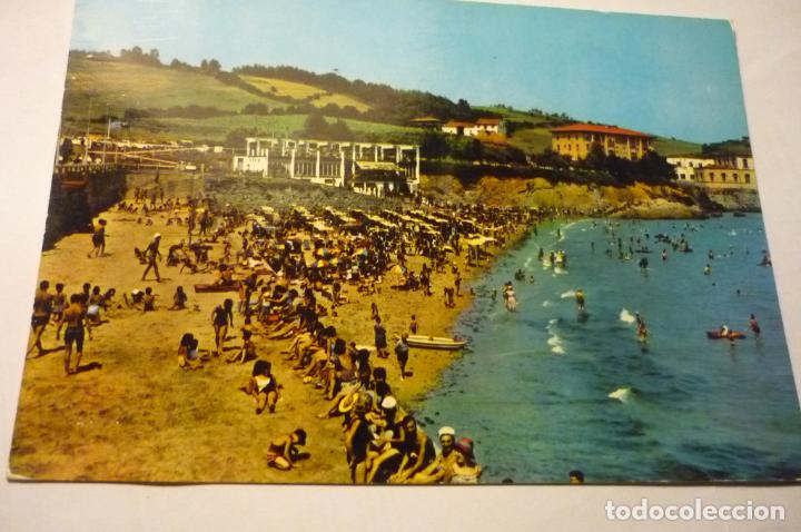 Postales: postal luanco playa circulada cm - Foto 1
