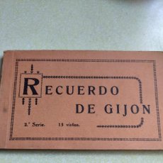 Postales: BLOCK VISTAS. RECUERDO DE GIJON. 2DA.SERIE.15 VIISTAS