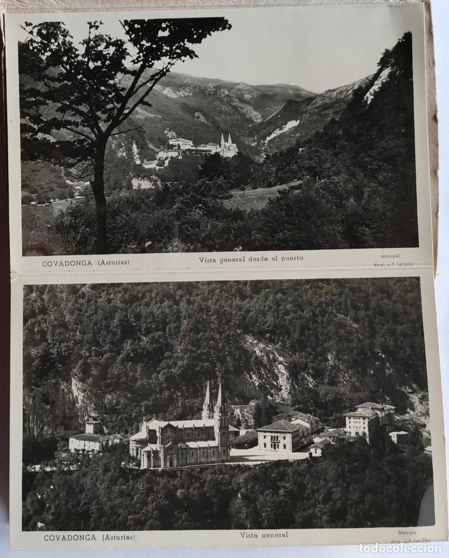 Postales: COVADONGA BLOC 10 POSTALES COMPLETO - Foto 3