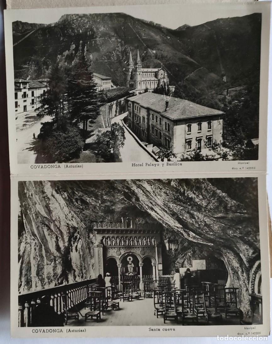 Postales: COVADONGA BLOC 10 POSTALES COMPLETO - Foto 4
