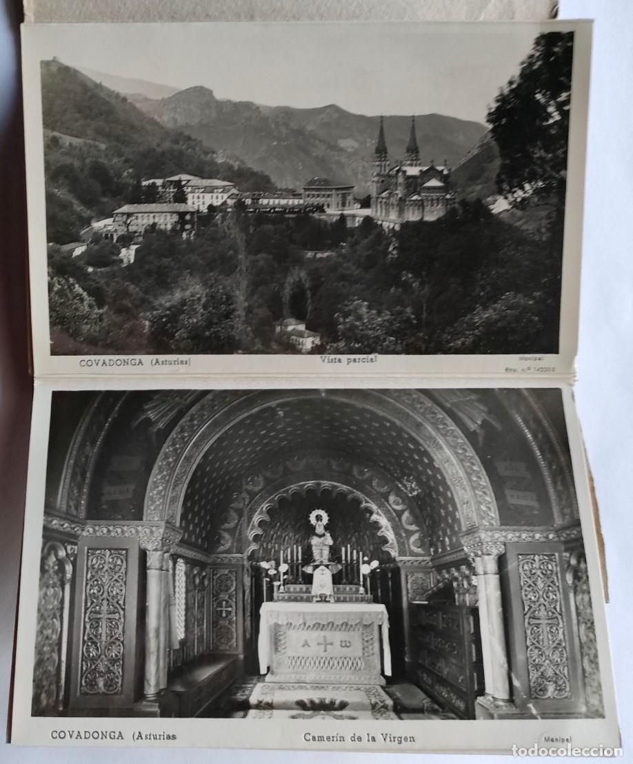 Postales: COVADONGA BLOC 10 POSTALES COMPLETO - Foto 5