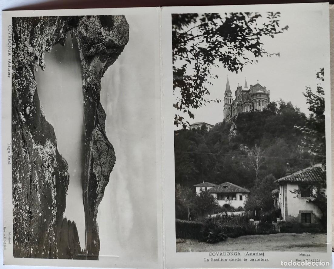 Postales: COVADONGA BLOC 10 POSTALES COMPLETO - Foto 7
