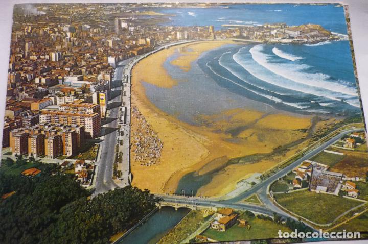 Postales: postal gijon.-aerea - Foto 1