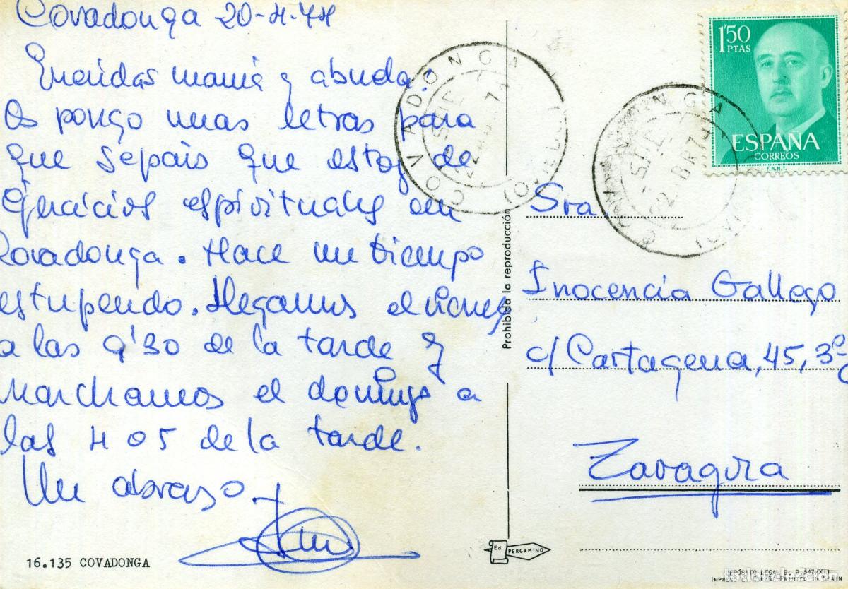 Postales: COVADONGA - Foto 2