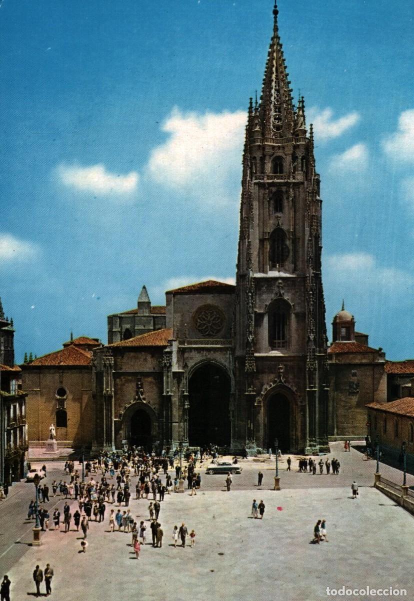 Postales: Oviedo catedral sin circular - Foto 1