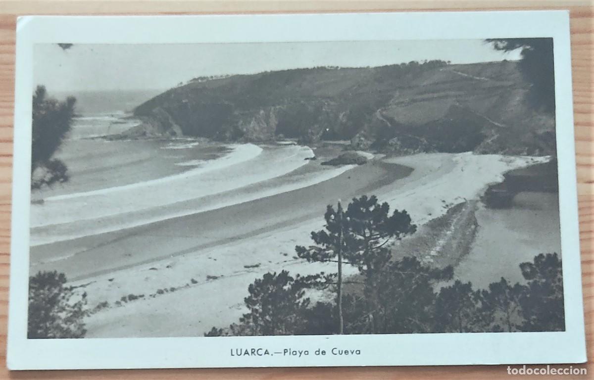 Postales: LUARCA. PLAYA DE CUEVA - EDICIONES G&Oacute;MEZ - Foto 1