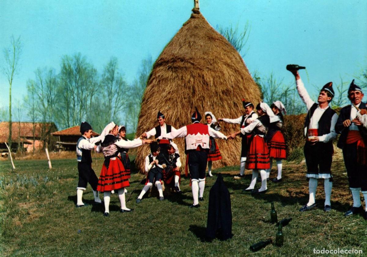 Postales: Folklore asturiano sin circular - Foto 1