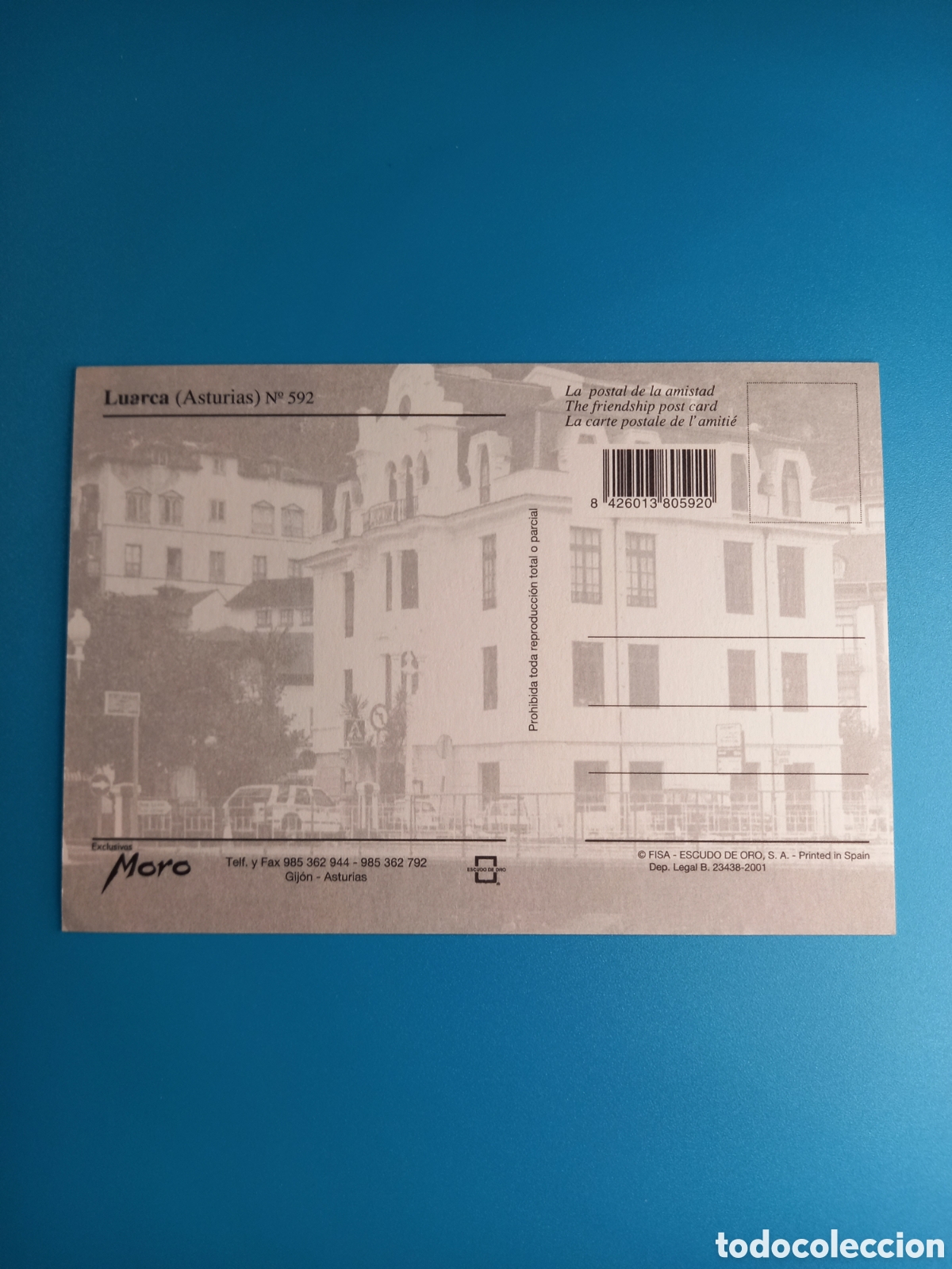 Postales: POSTAL LUARCA (NOCTURNA). SIN CIRCULAR - Foto 2