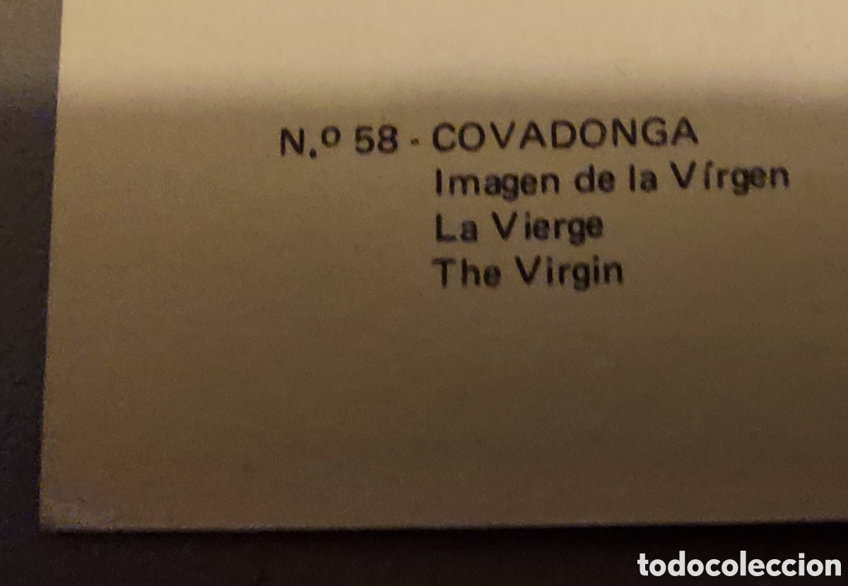 Postales: Virgen de Covadonga. 58 ediciones Alarde - Foto 2