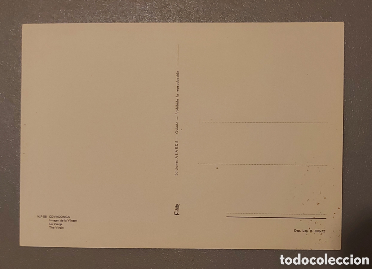 Postales: Virgen de Covadonga. 58 ediciones Alarde - Foto 3