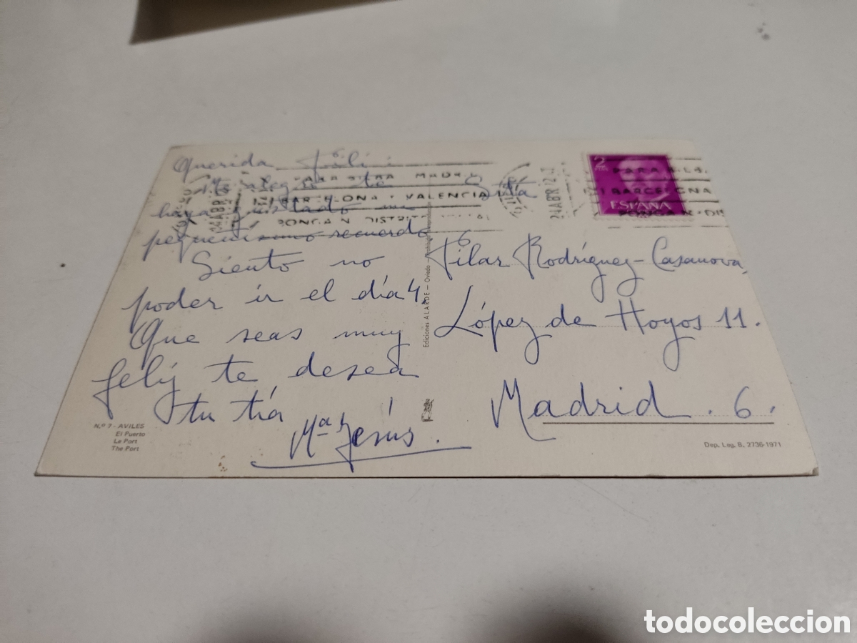 Postales: Postal Avil&eacute;s Puerto - Foto 2