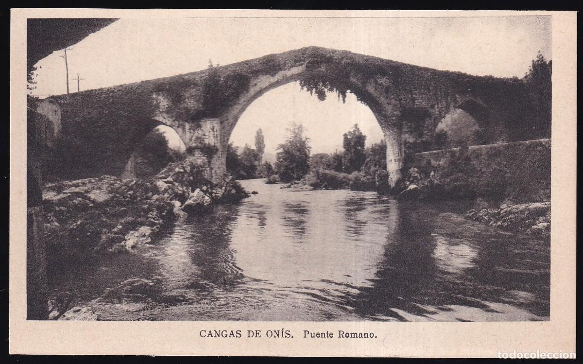 Postales: Cangas de On&iacute;s. *Puente Romano* Nueva. - Foto 1