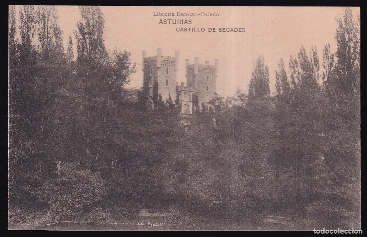 Postales: Las Caldas. *Castillo de Secades* Nueva. - Foto 1