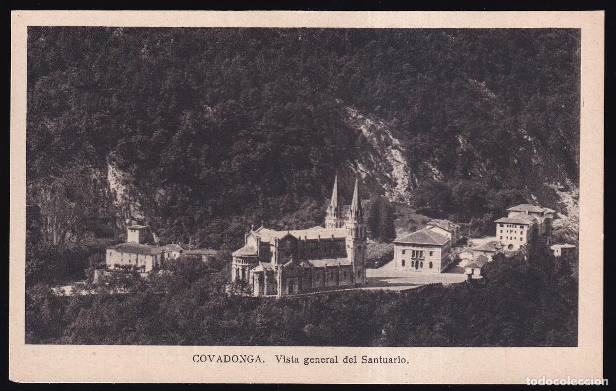 Postais: Covadonga. *Vista general del Santuario* Nueva.