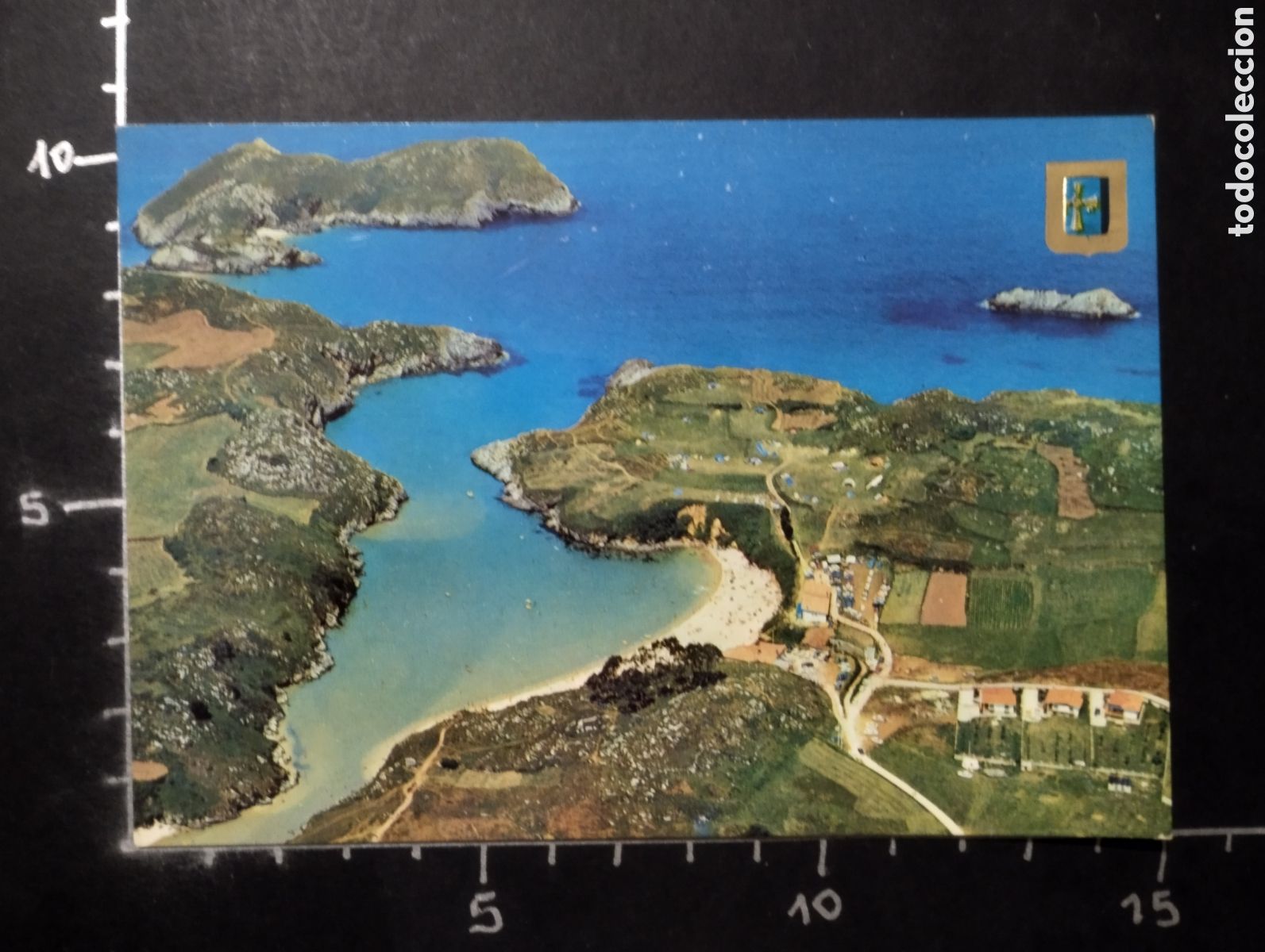 Postcards: POSTAL. ASTURIAS - VISTA A&Eacute;REA. POO (LLANES)